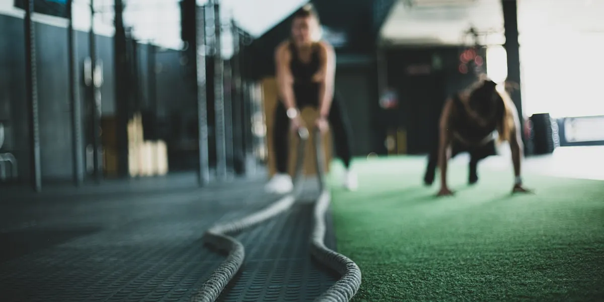 AI-powered HIIT workout session